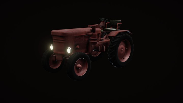 Traktor 3D Model