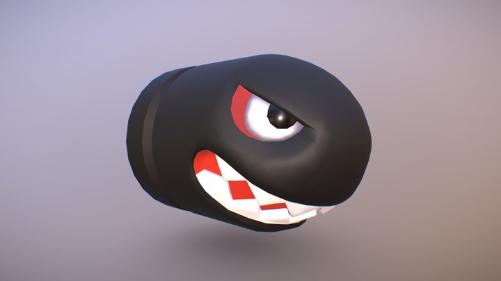 Banzai Bill - New Super Mario Bros. U 3D Model