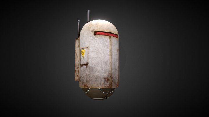 Scout Bot Game Ready Asset 3D Model