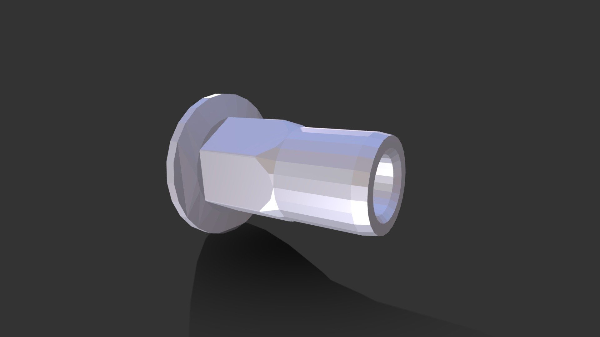 Semi Hexagon  Large Head Rivet Nut