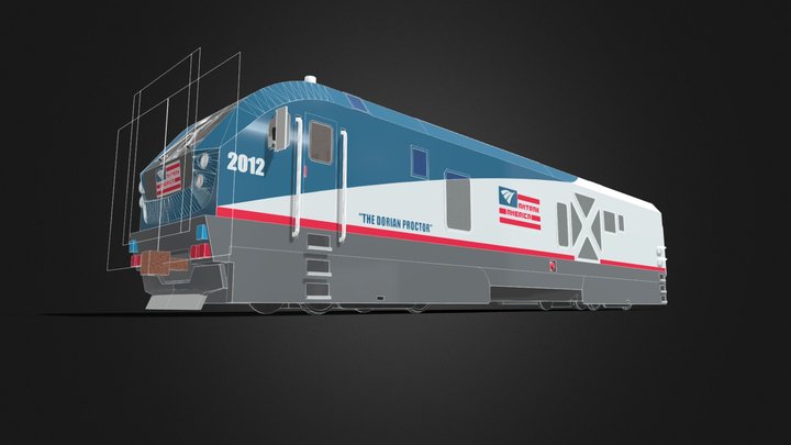 Amtrak sc44 charger 3D Model