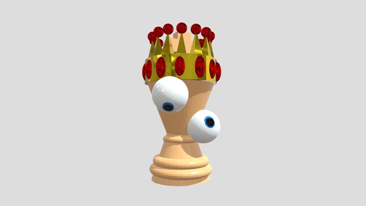 Au Kinger's head – Free 3D Model STL