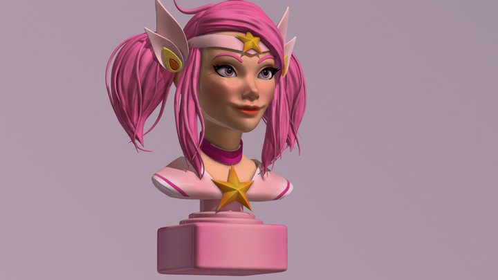 Star Guardian Lux - Fanart 3D Model