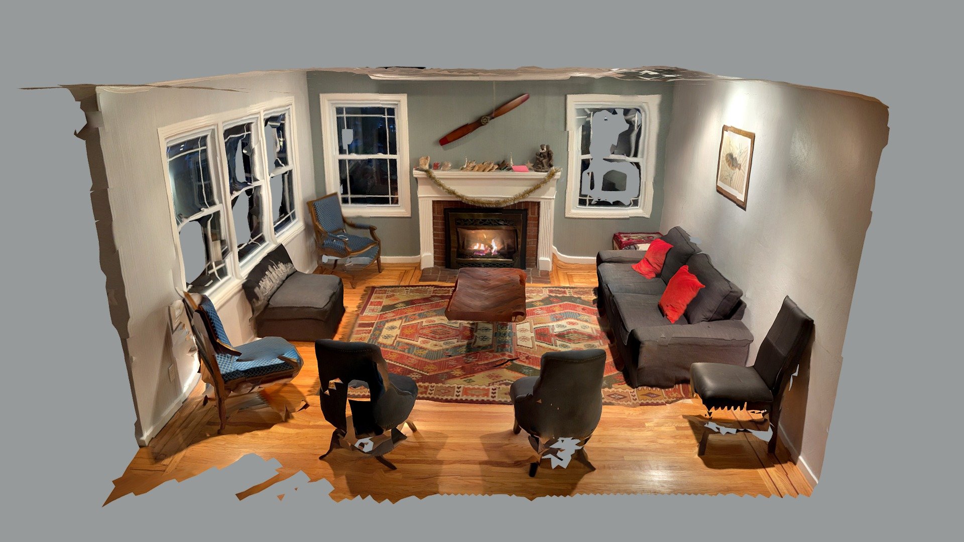 Day 6: Living room - 1scanaday
