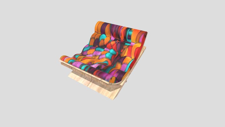 Fauteuil Gasy 3D Model
