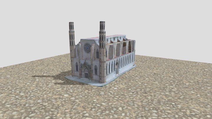 Catedral Santa Maria del Mar 3D Model