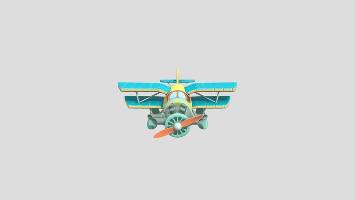Toy airplane 3D Model
