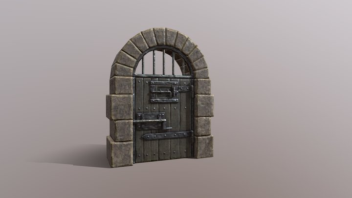 Dungeon Door – Free 3D Model STL