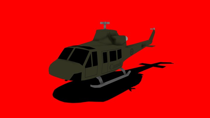 Bell 412 3D Model