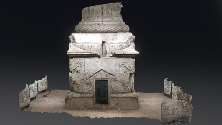 Trajan's Column 3D Model