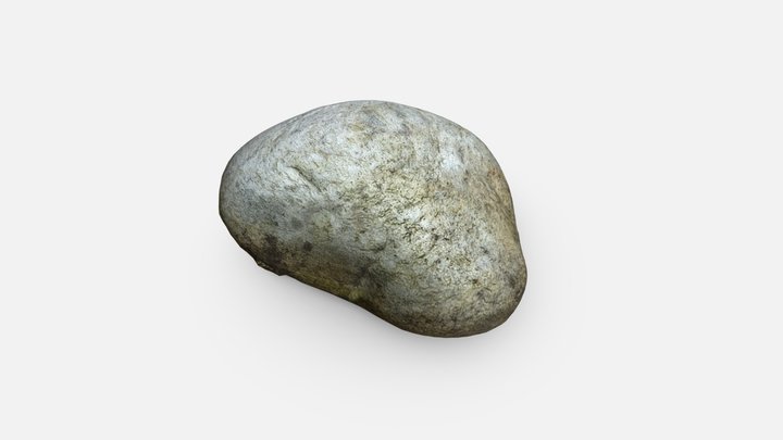 3D scan of a stone, lowpoly 3D Model