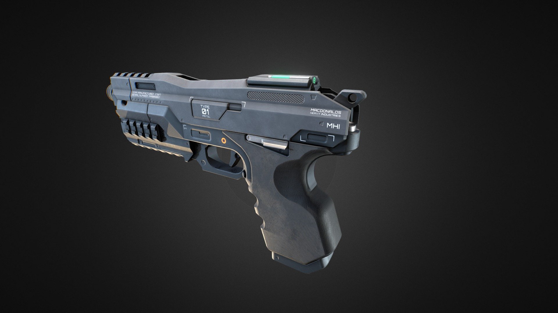 MHI - P1 Pistol - 3D model by McCarthy3D (@joshuawatt811) [05087e2 ...