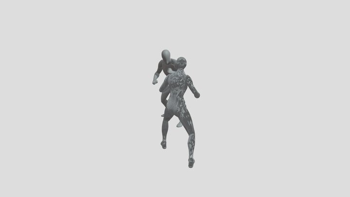 Complex Self-defense Animation Final 3D Model