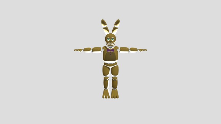 Springbonnie (fredbear's fun and entertainment) 3D Model