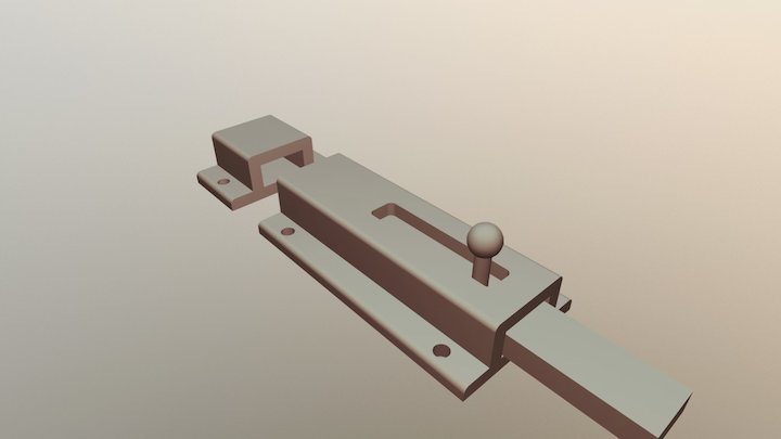 3D printed Door Lock 3D Model