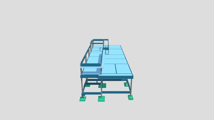 Modelo 3D do Projeto Estrutural 3D Model
