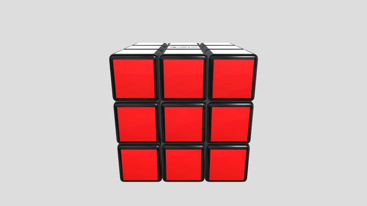 Rubik's Cube With Logo