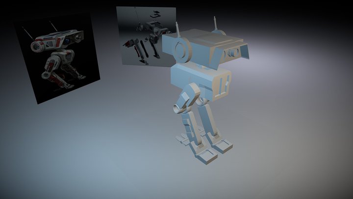 Jedi robot 3D Model