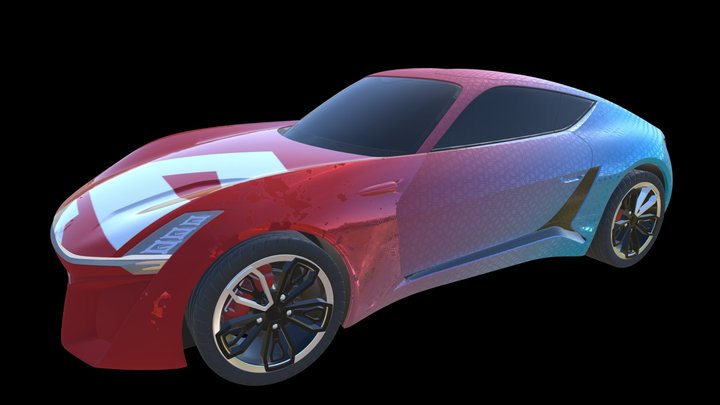 X-TAON Art Car Contest 3D Model