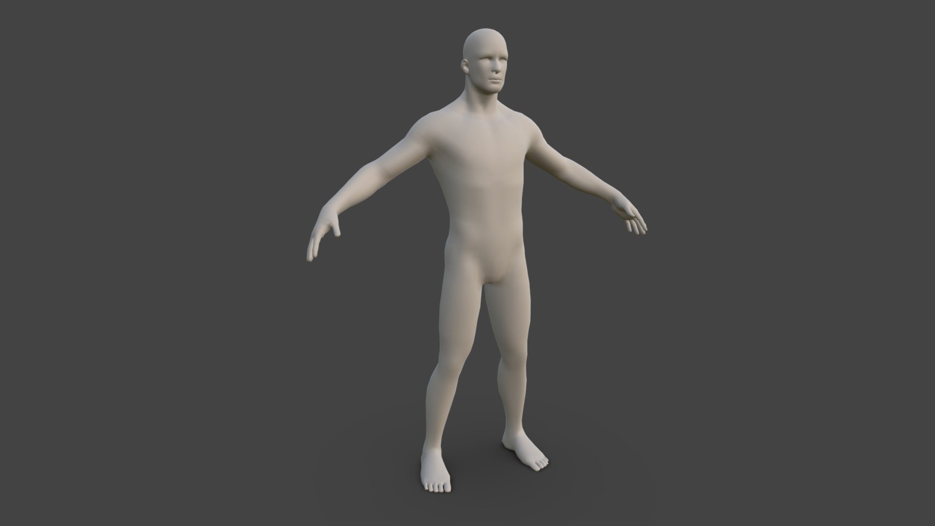 Child T-pose - 3D Model for VRay