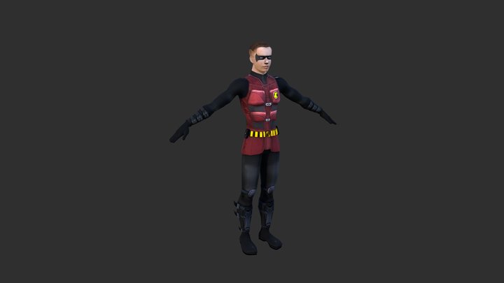 Character - Damian wayne (Robin) 3D Model