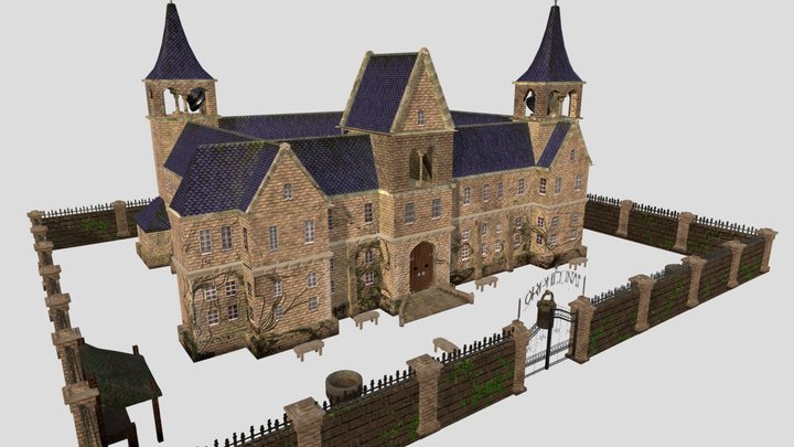 Orphanage from the movie Leap 3D Model