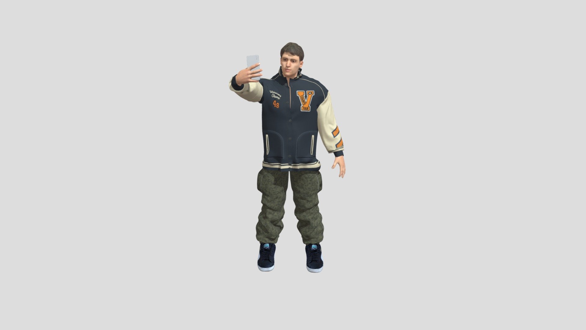 Varsity Jacket Main Model - 3D model by Rosssshen [050e453] - Sketchfab