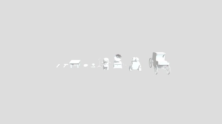 Blocking 3D Model
