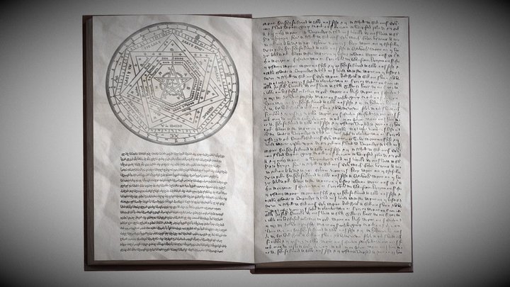 Old book 3D Model