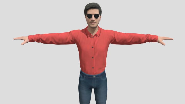 Dulquer Salmaan 3d Model 3D Model