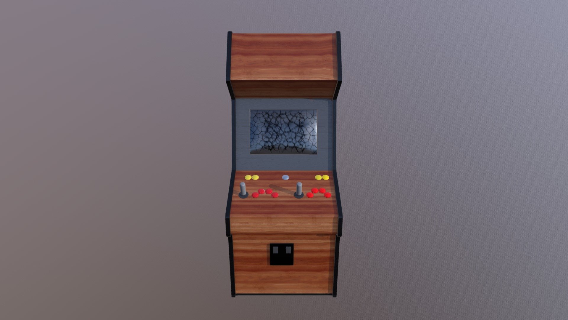 Arcade Machine before coloring - 3D model by Nick (@HeadphoneActor ...