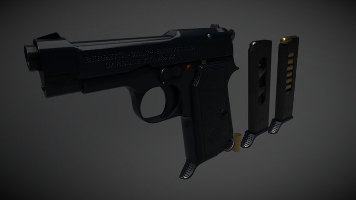 Beretta 1935 3D Model