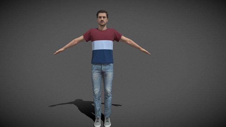 Realistic Character 3D Model
