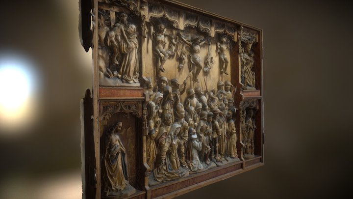 The altarpiece - the Crucifixion – Free 3D Model STL