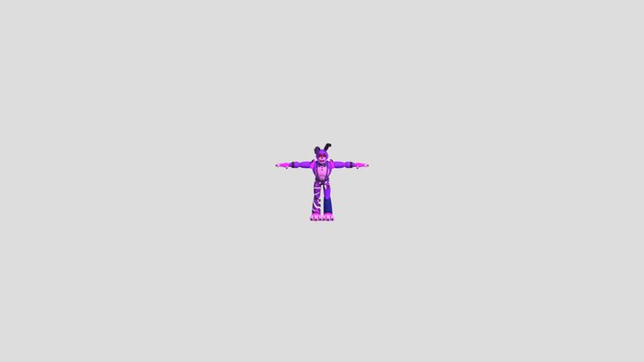 Glamrock Shadow-glitch (RUSHED) 3D Model