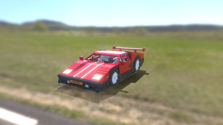 [FREE] Lamborghini Countach 3D Model