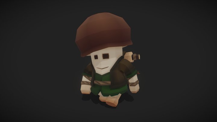 Mushroom Ranger 3D Model