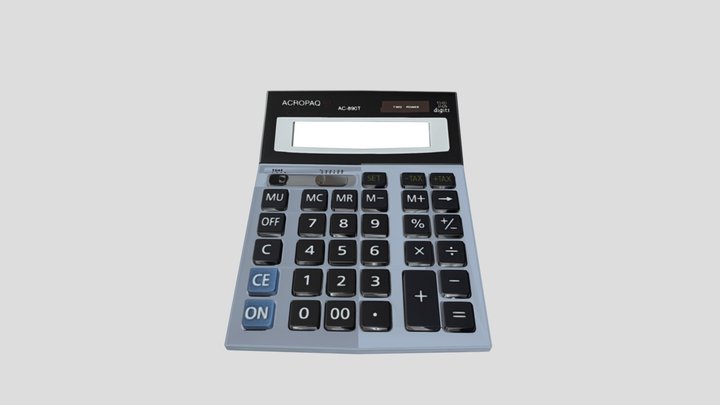 Nokaisho Calc&Misc: Acropaq AC-890T 3D Model