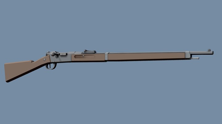 Low-Poly Lebel M1886
