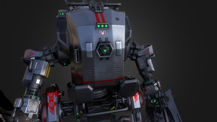 PHANTOM / Titanfall fan concept 3D Model