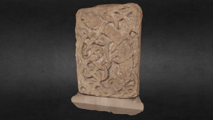Rowberrow Anglo-Saxon stone 3D Model