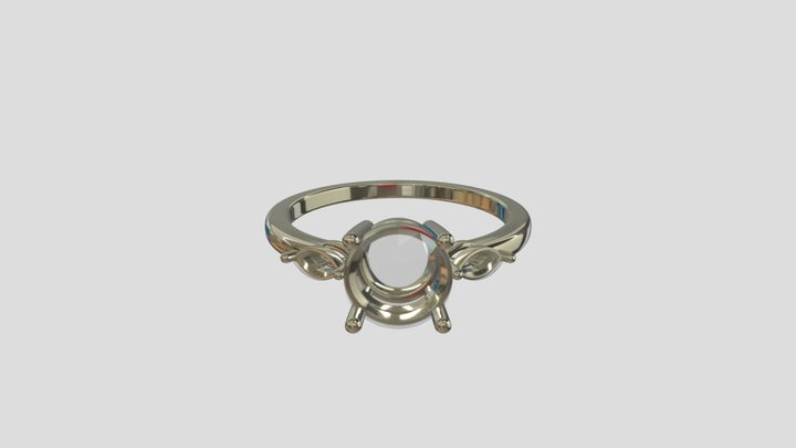 ADRG036 goldring wedding engagement luxury – Free 3D Model STL