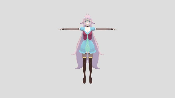 Anime character 3D Model