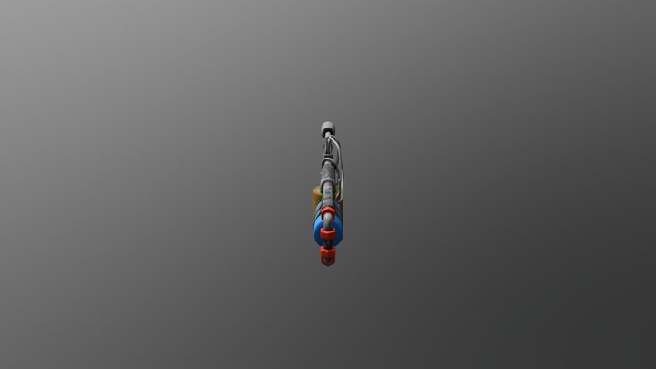 Огнемет 3D Model