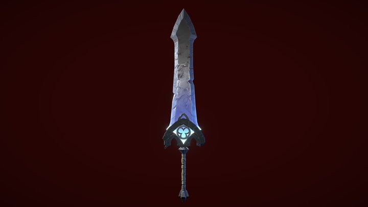 Gothic sword 3 3D Model