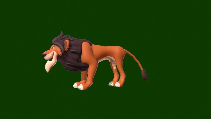 Scar - Kingdom Hearts 3D Model