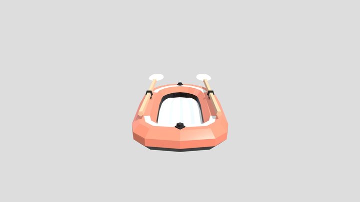 Lowpoly Inflatable Boat