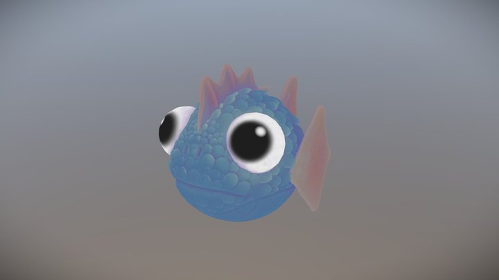 Little Fish Stylized 3D Model