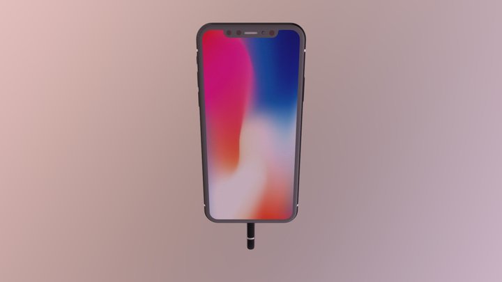 iPhoneX 3D Model