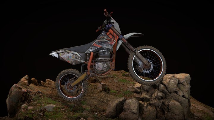 Dirt bike Kayo T4 3D Model